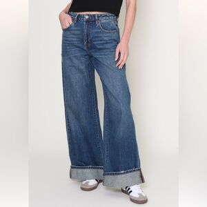 NWT Hidden 27 High Rise Super Wide Leg Jeans